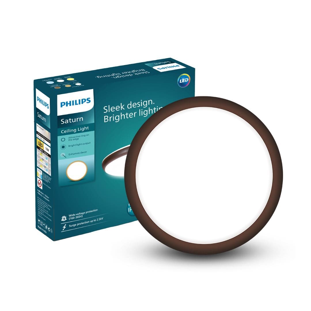 PHILIPS 18W LED Surface Ceiling Light | Decorative Saturn Ceiling Light for Home| Cool White, Pack of 1