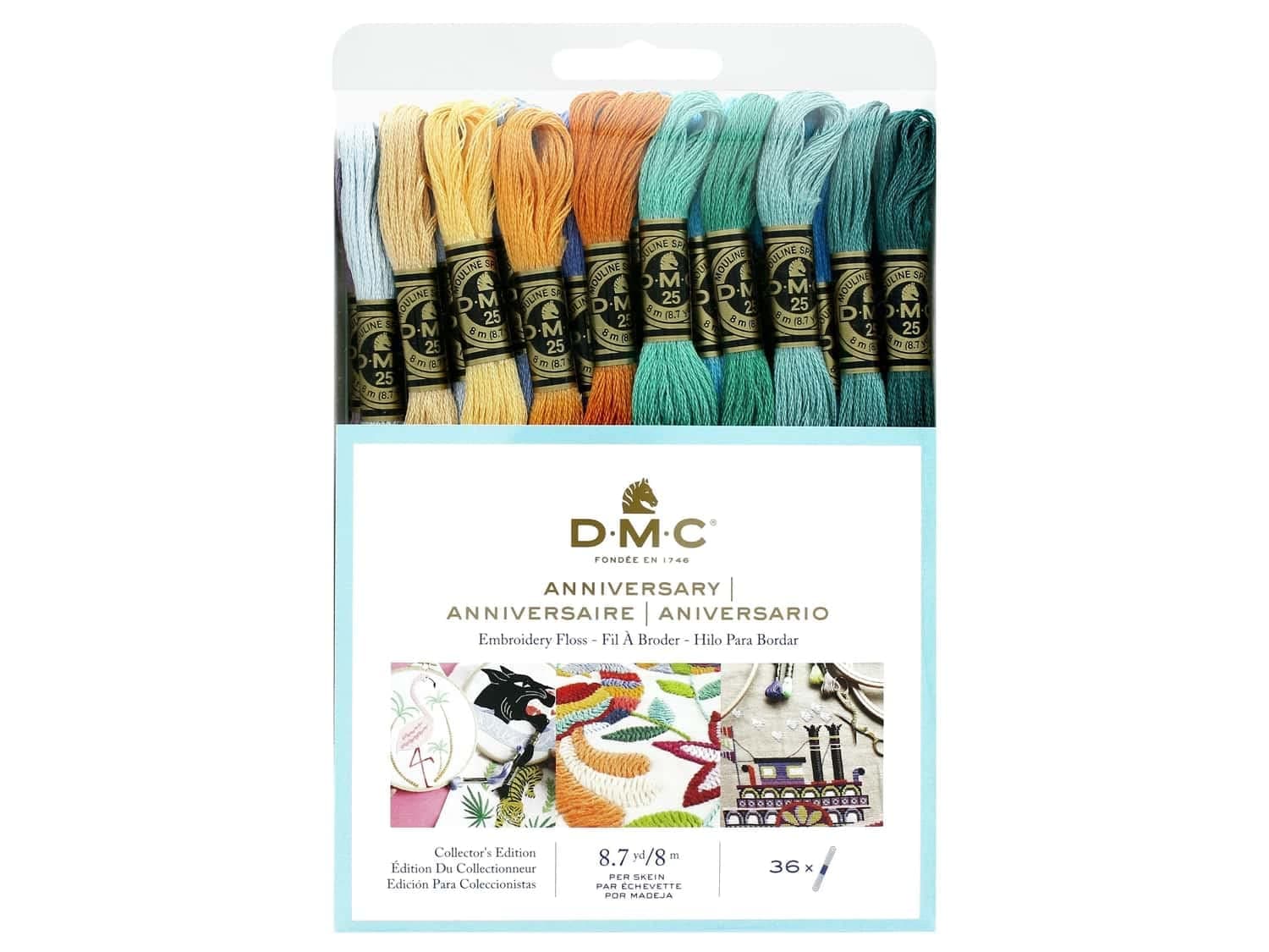Embroidery Floss Anniversary Collection Pack - 8.7 Yards - 36 Skein