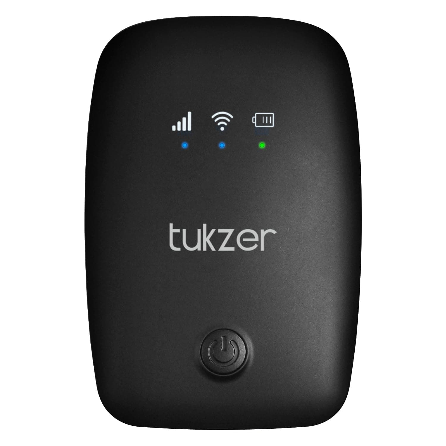 Tukzer 4G LTE Wireless Dongle with All SIM Network Support | Plug & Play Data Card Stick with up to 150Mbps WiFi Hotspot | 2100mAh Rechargeable Battery| SIM Adapter Included, Single_Band (Black)