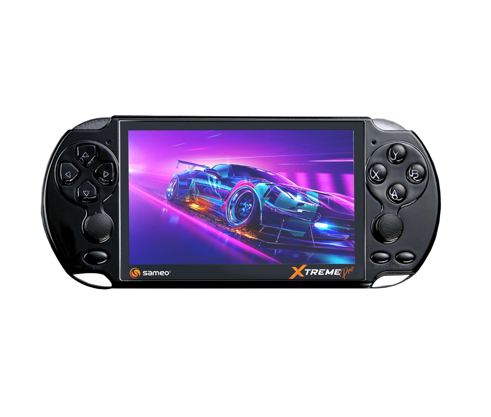 Sameo Handheld Game Console XTREME Pro with 10000 Games - Black