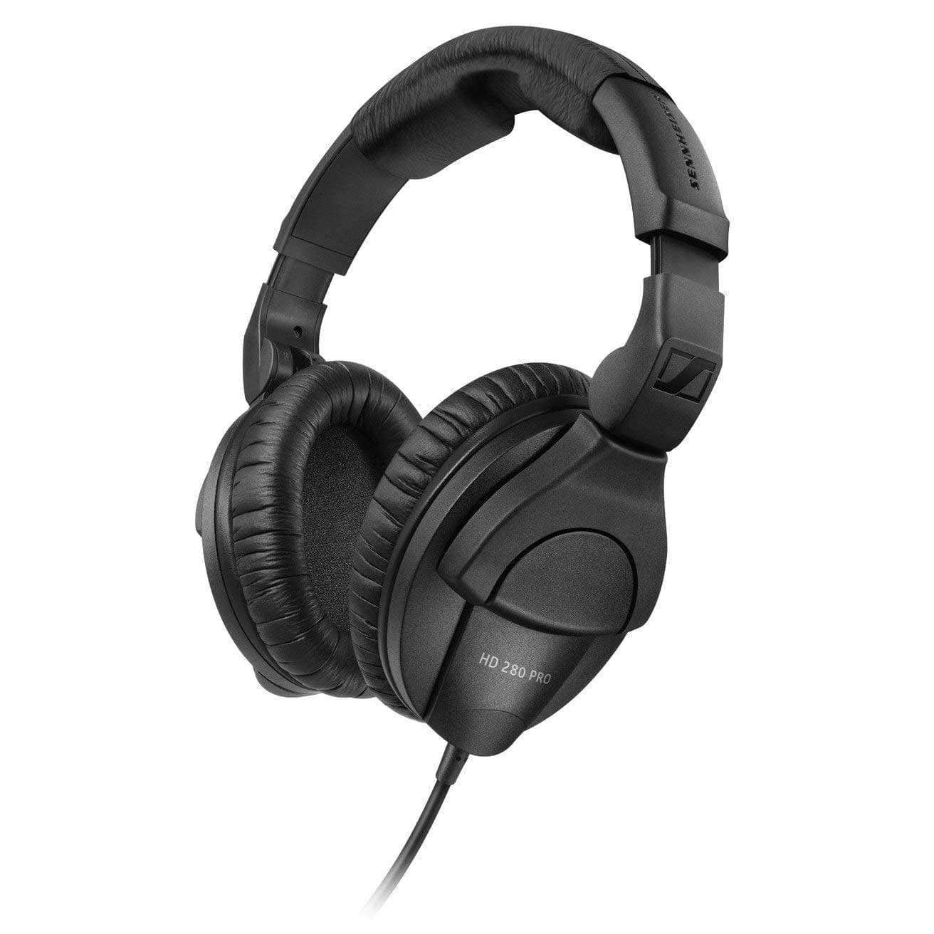 HD 280 PRO Closed-Back Around-Ear Collapsible Professional Studio Monitoring Headphones, for Recording & Mixing, 64 Ohms, Includes 6.3mm Stereo Jack Adaptor & 3m Coiled Cable