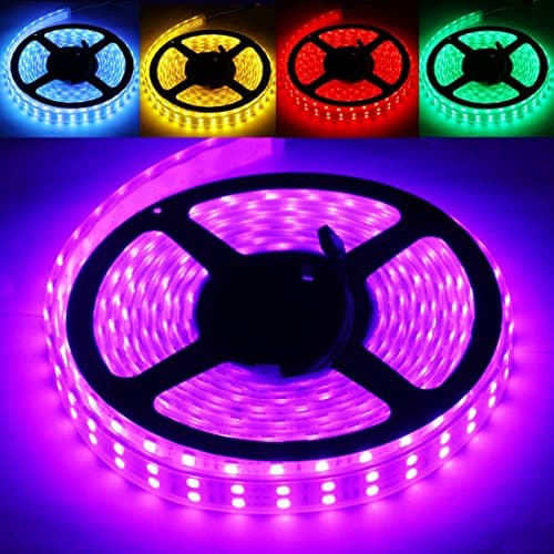 String Lights , Casing Waterproof Dual Row RGB LED 5050 SMD Rope Light, 120 LED/M, Length: 5M