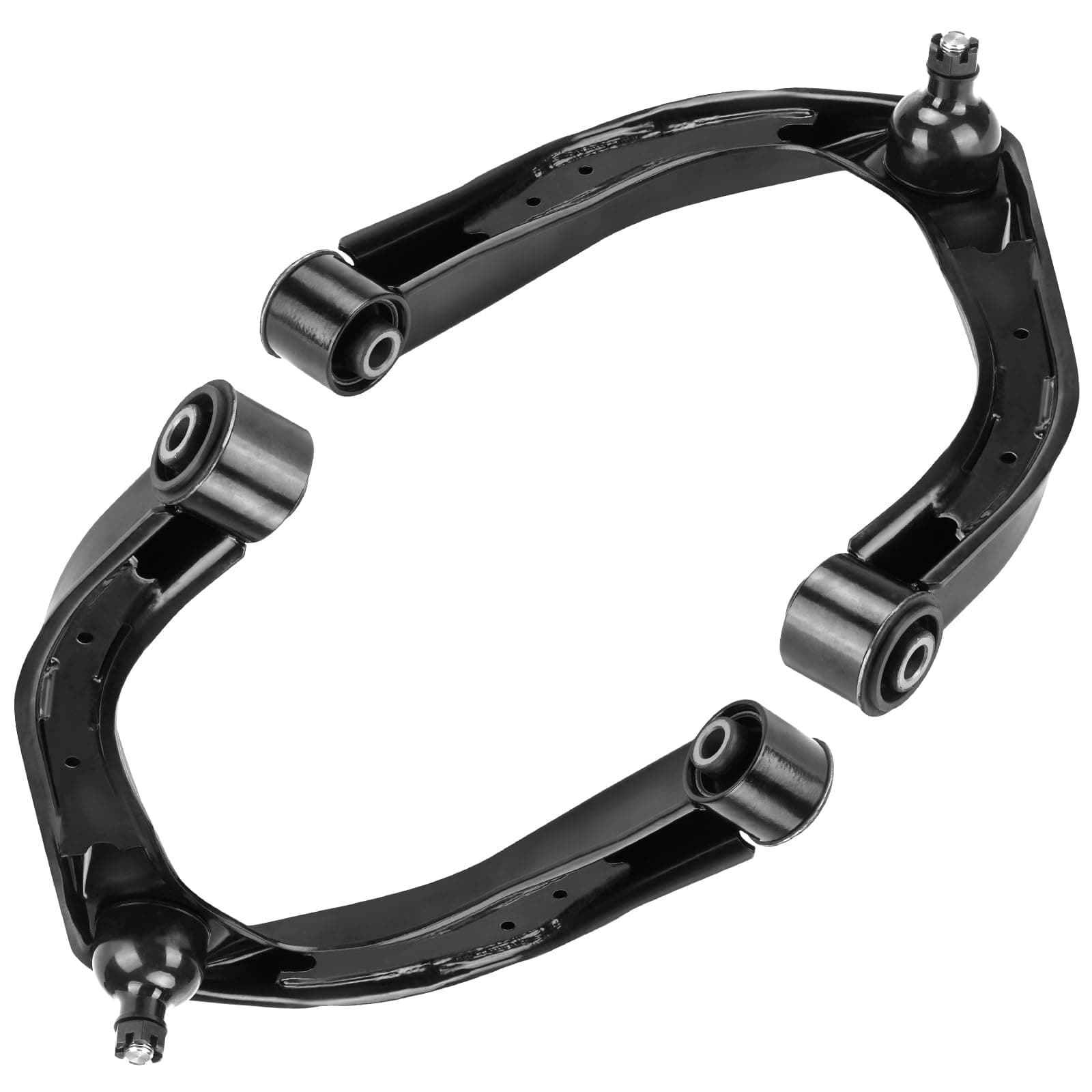 Front Upper Control Arms w/Ball Joints for 2004-2013 Infiniti QX56, 2014-2019 Infiniti QX80, 2004 Nissan Pathfinder Armada, 2005-2019 Nissan Armada, 2004-2019 Nissan Titan (2PCs)