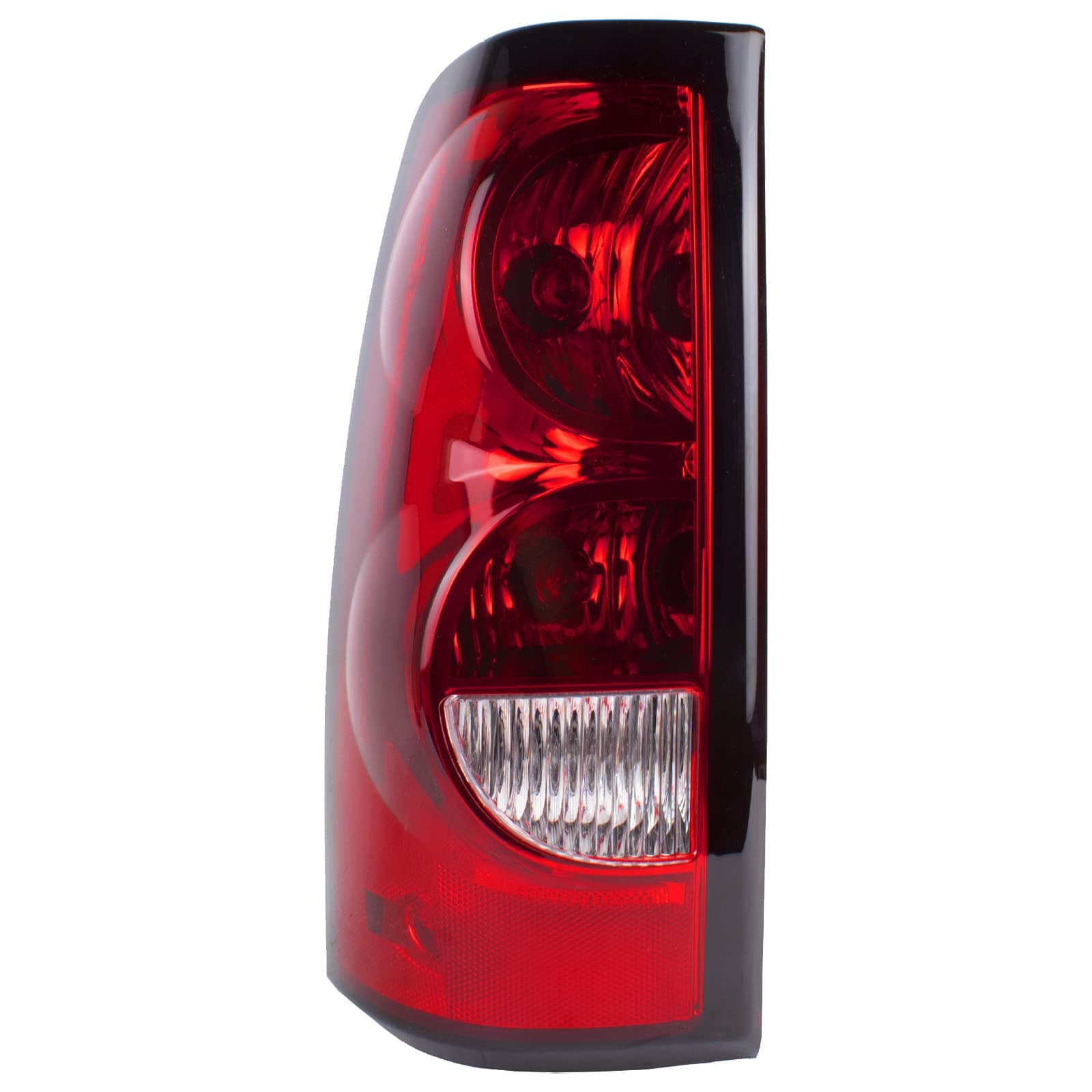 Left Driver Side Tail Light Compatible With 2003 2004 2005 2006 Chevy Silverado 1500 2500 3500 Factory Style Tail Light - Bulb and Harness Included