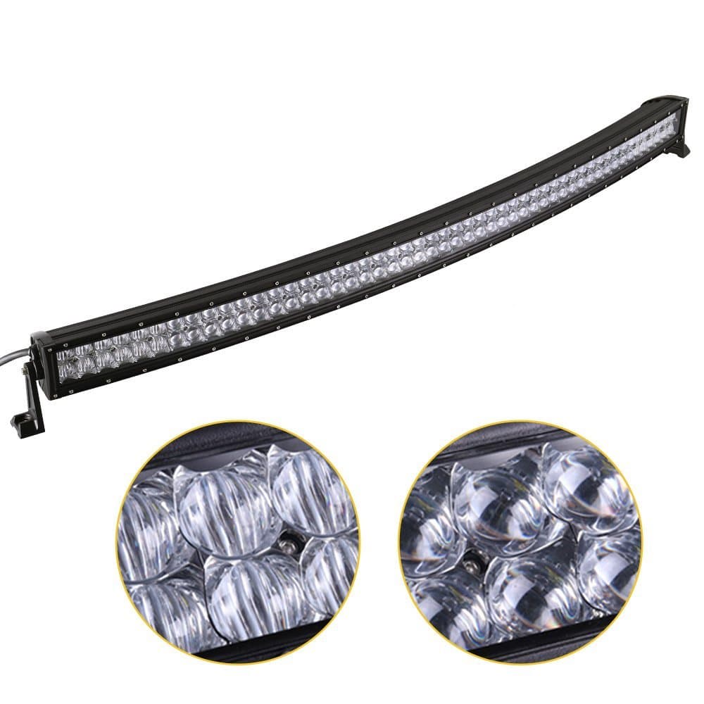 52 INCH Work Light Combo Beam 300W LED Light Bar Curved 5D Optical Lens For Offroad Car 4x4 Truck 4WD Trailer Tractor Boat SUV ATV