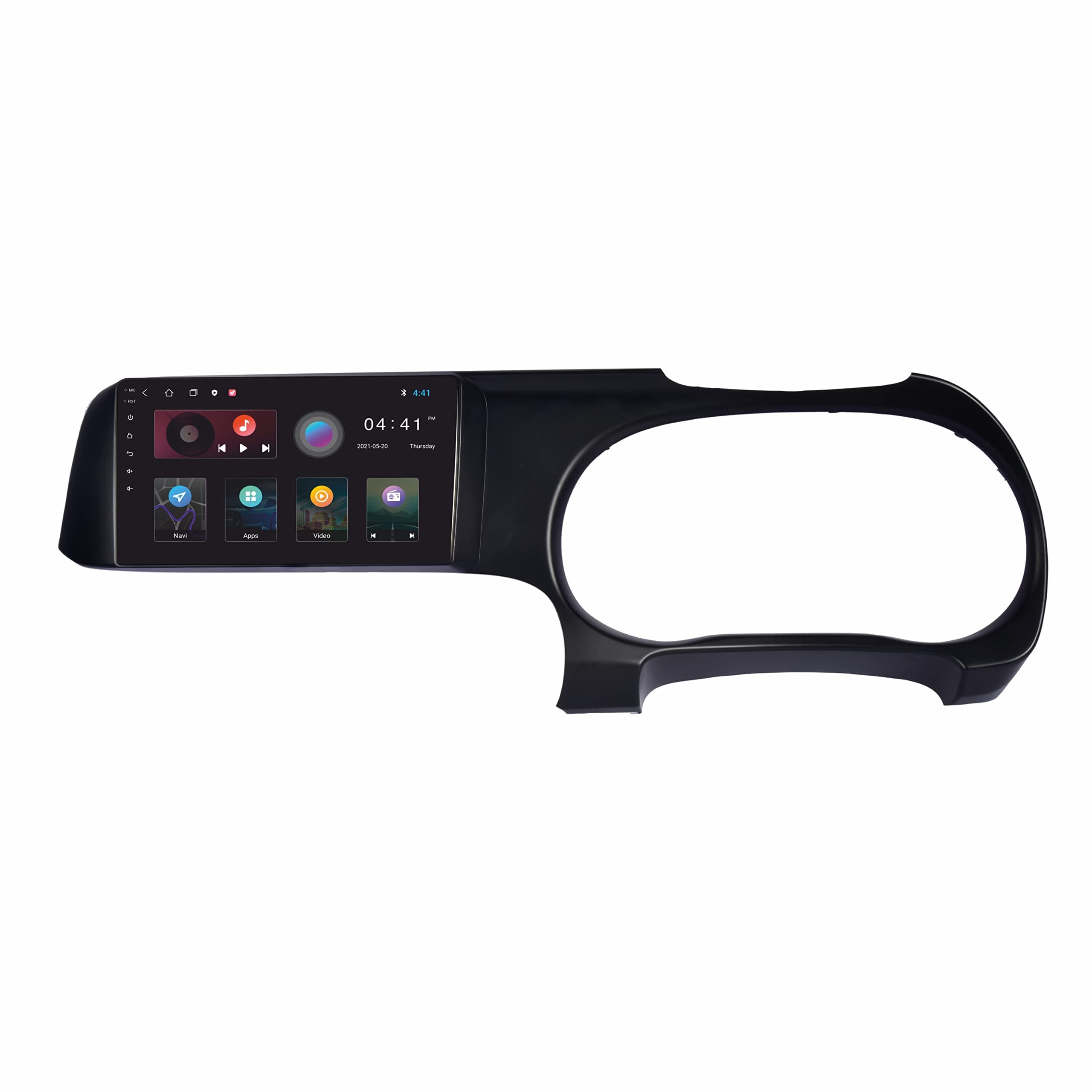 DBASE 9 Inches Advanced Car Radio Receiver Android 10 System for Hyundai Aura with 2GB/32GB RAM & ROM with Apple Carplay and Android Auto + HD Parking Camera