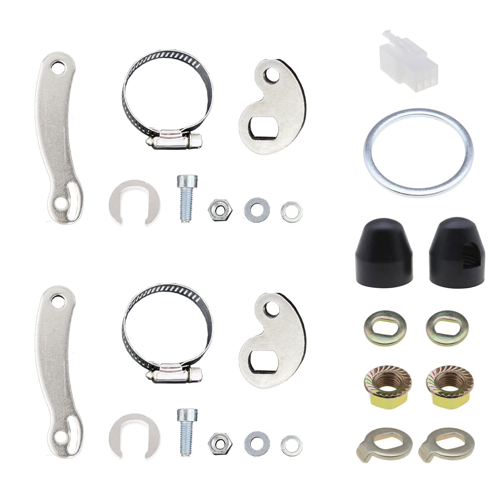 OneGas E-Bike Hub Motor Nuts Torque Arm Conversion Kit, 14mm Washer/Spacer/nut Cover axle nuts for 750W-1500W Motors Electric Bicycle
