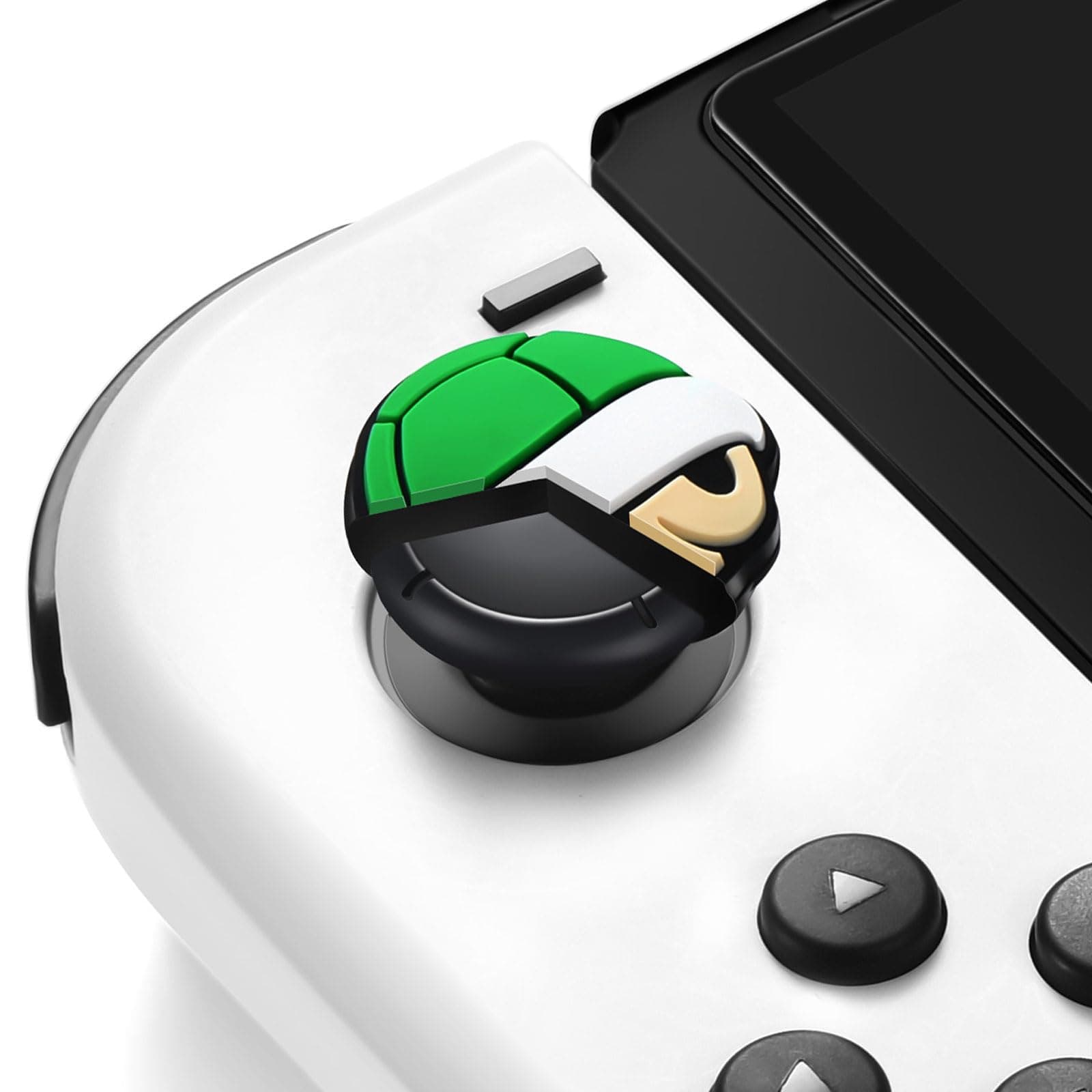 FUNLAB Switch Thumb Grips Joystick Caps Compatible with Nintendo Switch/OLED/Lite Controller Accessories, Cute Silicone Analog Stick Cover for Mario Fans, 4PCS - Green & Red Koopa Turtle Shell