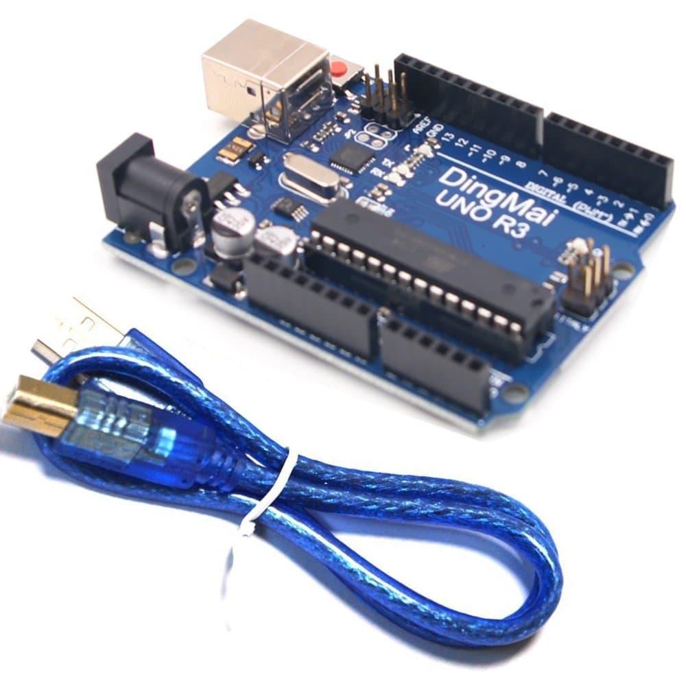 DingMai UNO R3 Development Board ATmega328P USB Cable Compatible With Arduino UNO R3