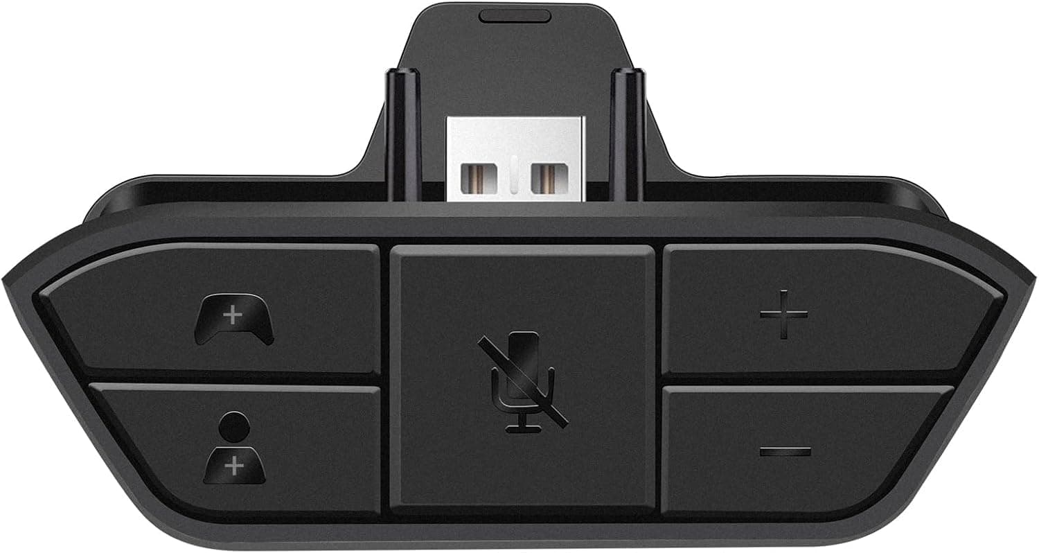Stereo Headset Adapter for Xbox One/S/Elite 1&2/Series S|X Controllers, Mic Headphone Adapter for Xbox One Controller, Kit for One Series X|S