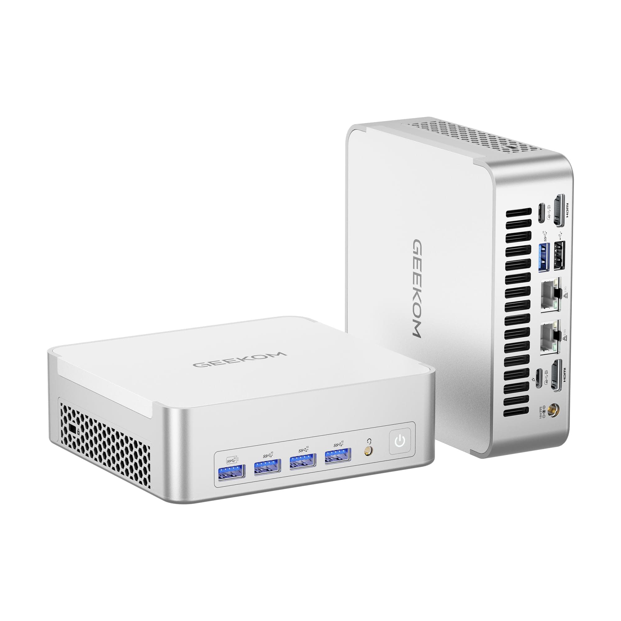 GEEKOM XT1 Mega AI Mini PC, 14th Gen Intel Core Ultra U9-185H Processor (16C/22T, up to 5.1GHz), 32GB DDR5 2TB PCIe Gen4 SSD, Windows 11 Pro Mini Computer Computers, WiFi 7/BT