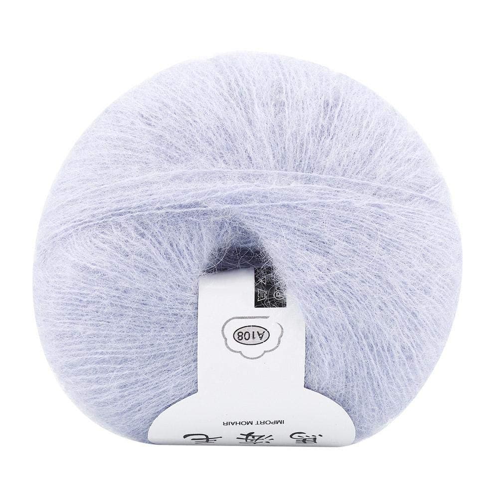 Knitting Wool Crochet Yarn,Wool Craft Yarn Knitting Pattern Soft Angola Plush Mohair Cashmere Knitting Wool Yarn Pink Long Wool Knitting Yarn for Garments Scarves Sweater