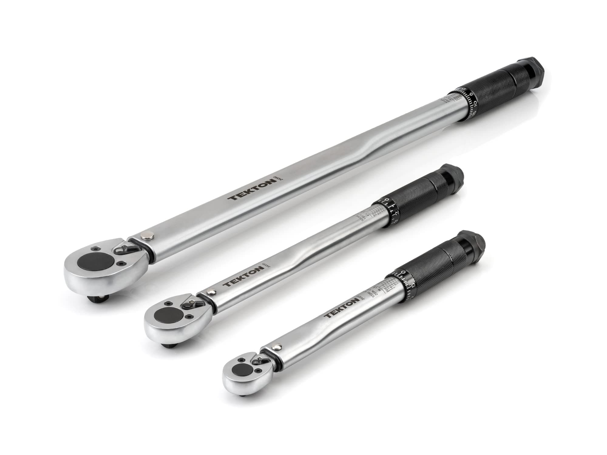 TEKTON1/4, 3/8, 1/2 Inch Drive Micrometer Torque Wrench Set (3-Piece) | TRQ99901
