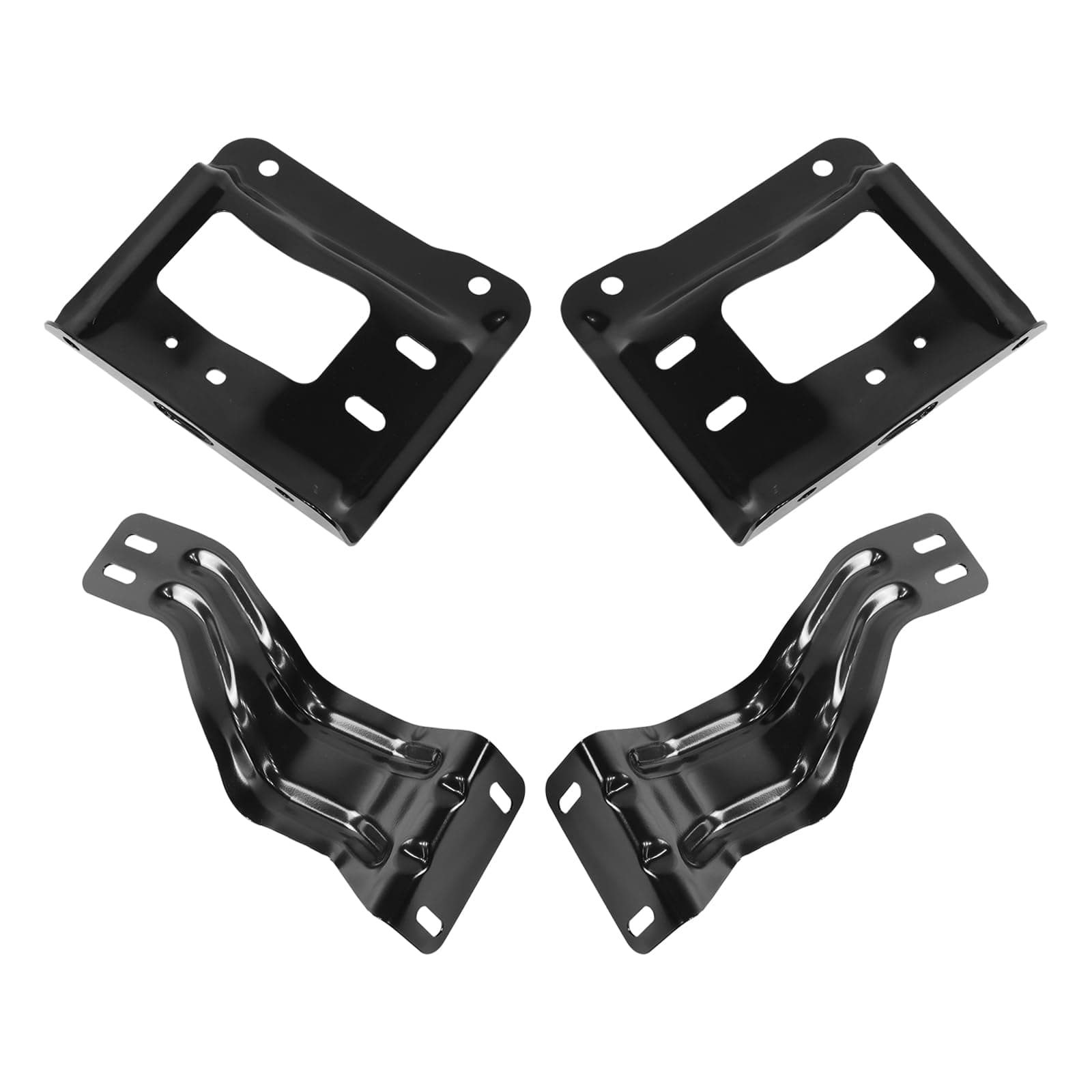 Set of 4 Front Bumper Bracket Left & Right Replacement For 2011-2016 Fo-rd F-250 Super Duty