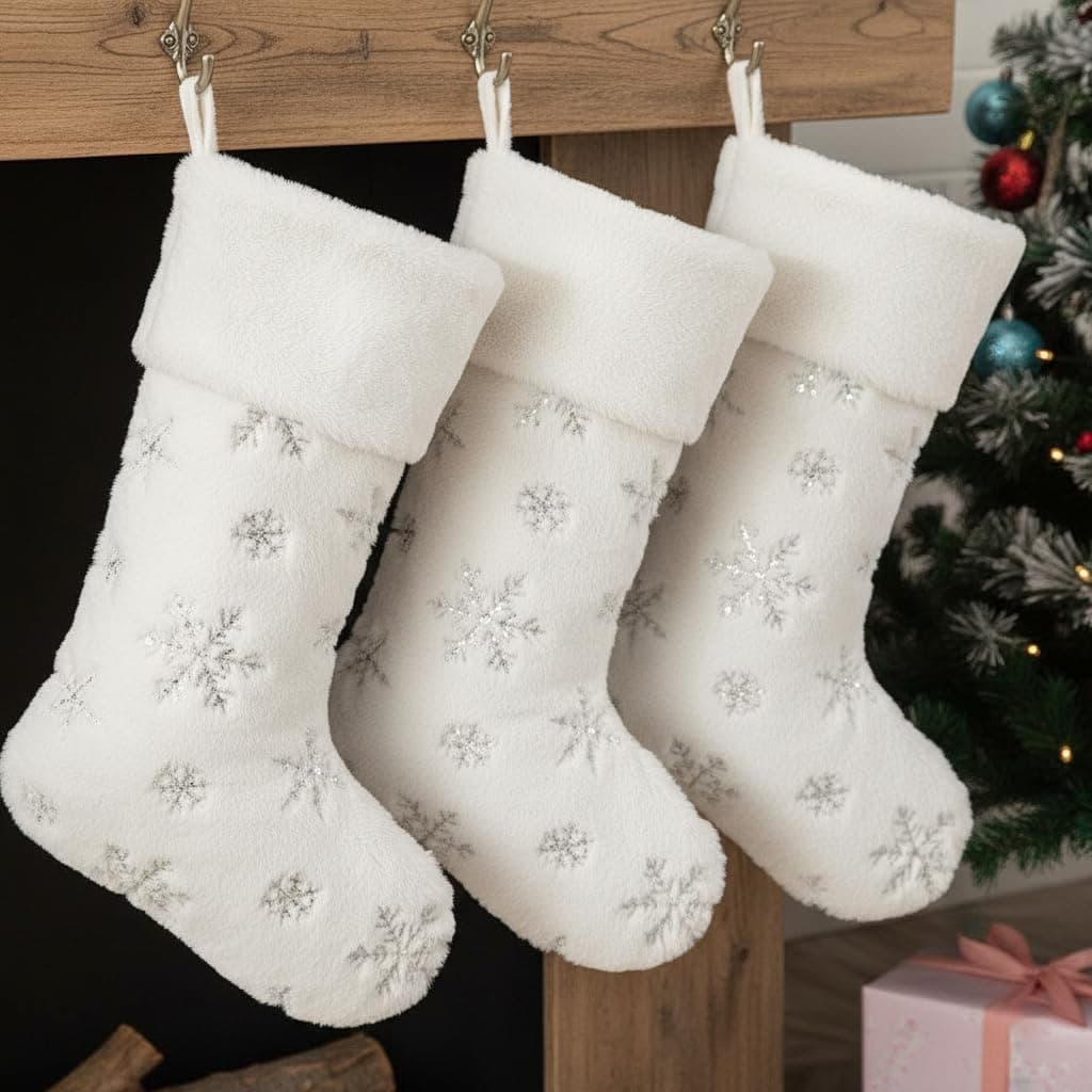 Snowflake  Christmas Stockings