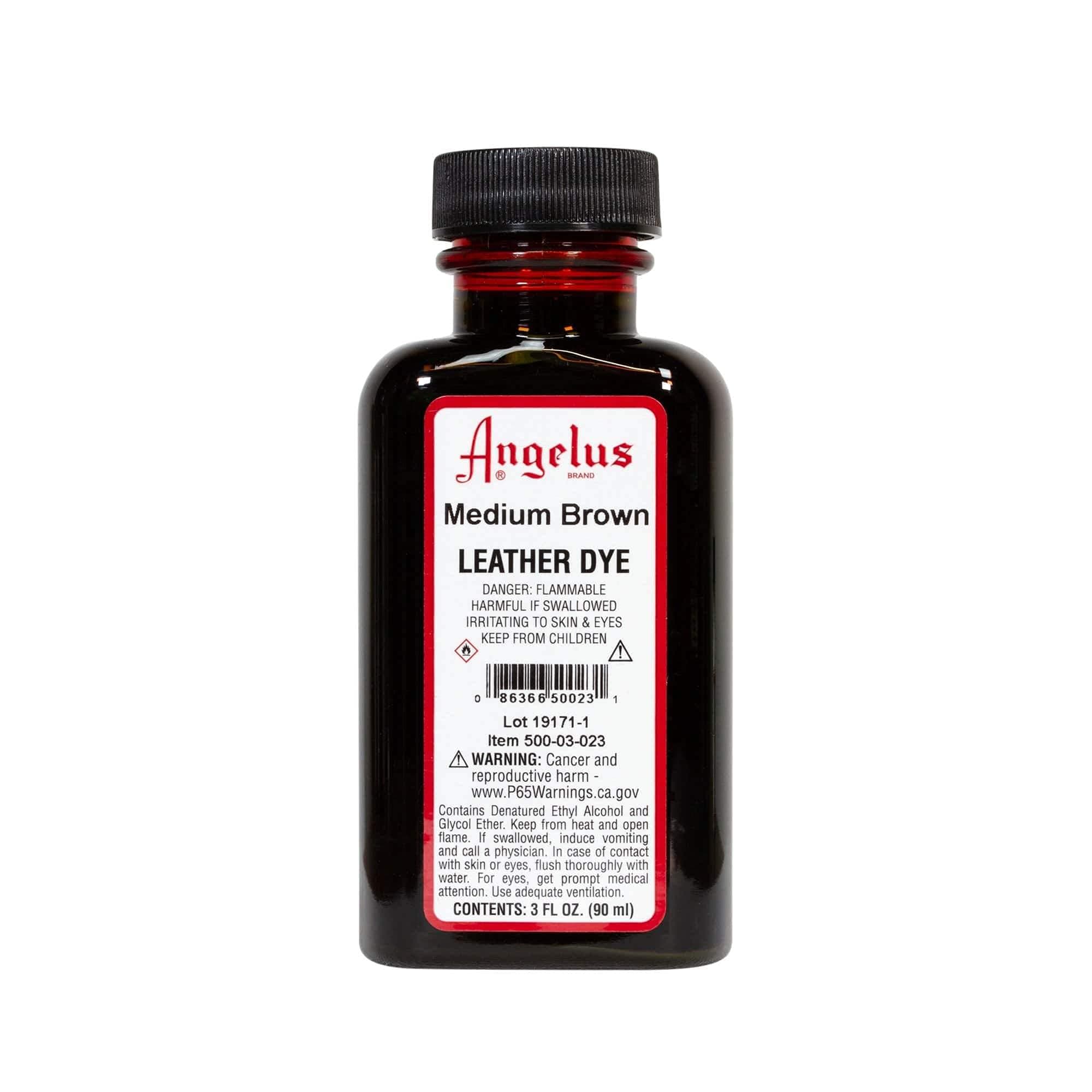 Leather Dye, 3 oz, Medium Brown