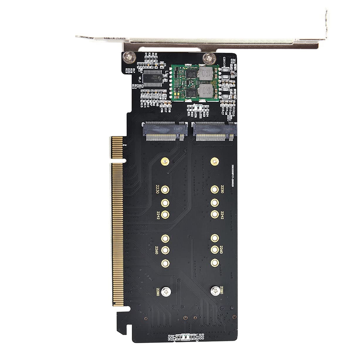 Chenyang M.2 NVME Gen 3.0 Adapter M.2 NVME AHCI X4 to PCIE Express 3.0 Gen3 X16 Raid Card VROC Raid0 Hyper Adapter