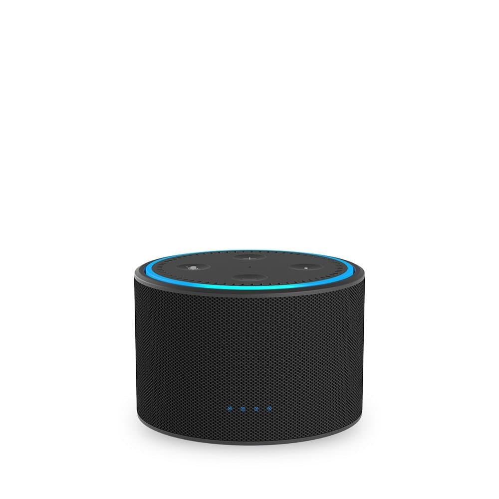 DOX Portable Battery Base for Amazon Echo Dot Black/Carbon