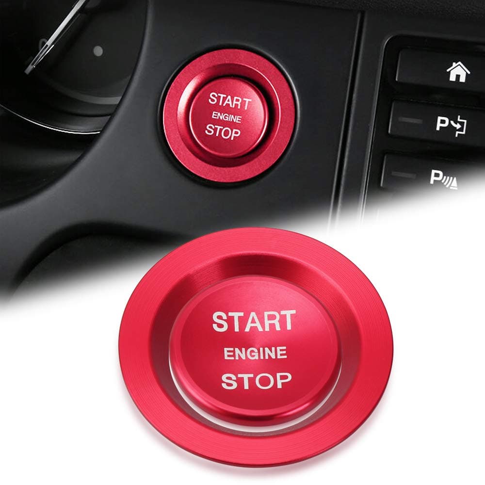etopmia Car Accessories Start Stop Engine Push Button Sticker Fit For Land Rover Discovery Sport 5 Range Rover Jaguar XE F-Type F-Pace XJ XJR XF XFR XFR-S