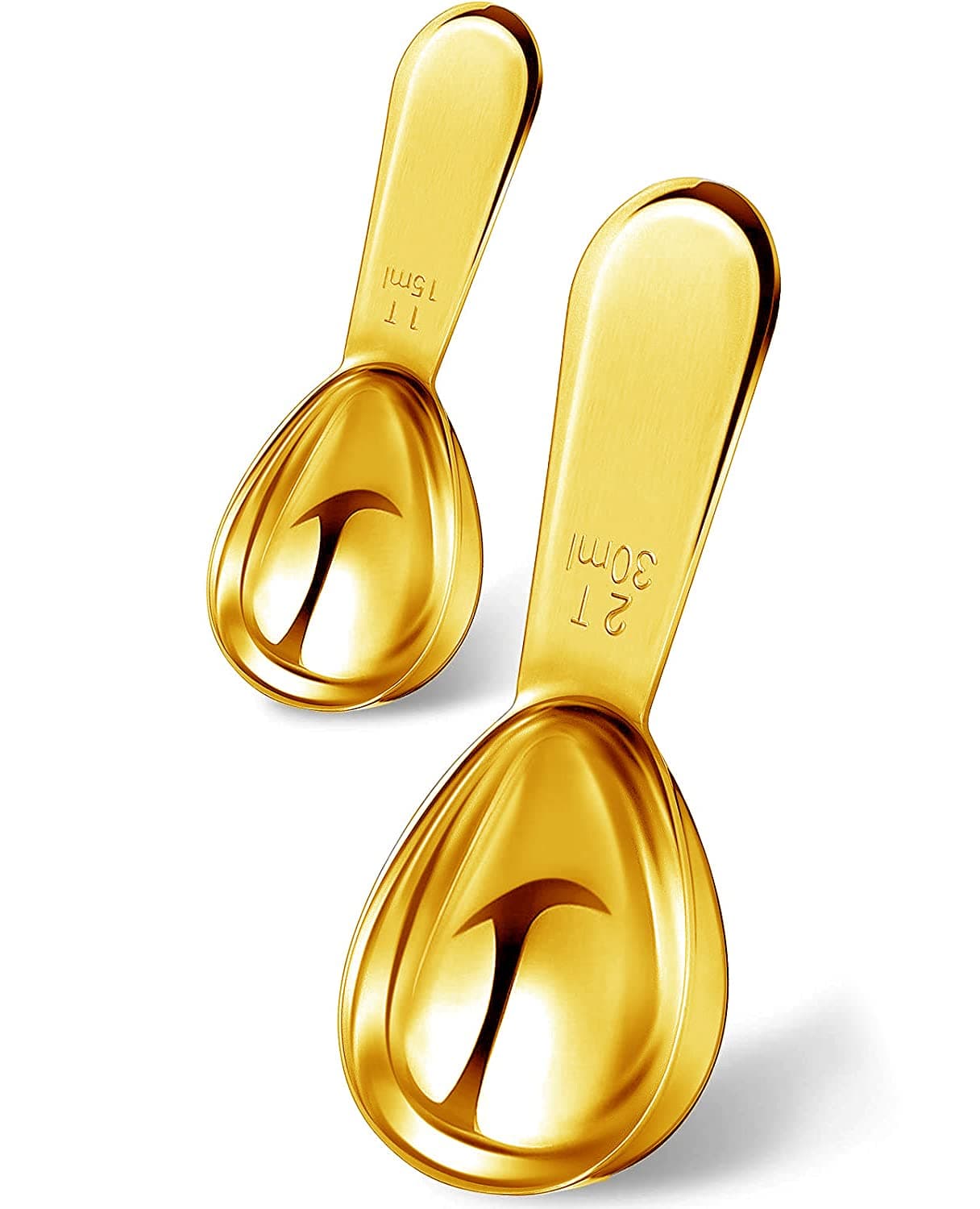 Coffee Scoop-Yellow-Gold