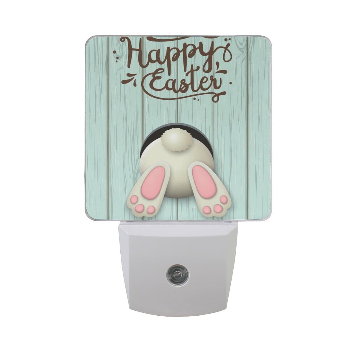 Joyprint LED Night Light Easter Bunny Eggs, Auto Senor Dusk to Dawn Night Light plug in for Kids Baby Girls Boys Adults Room