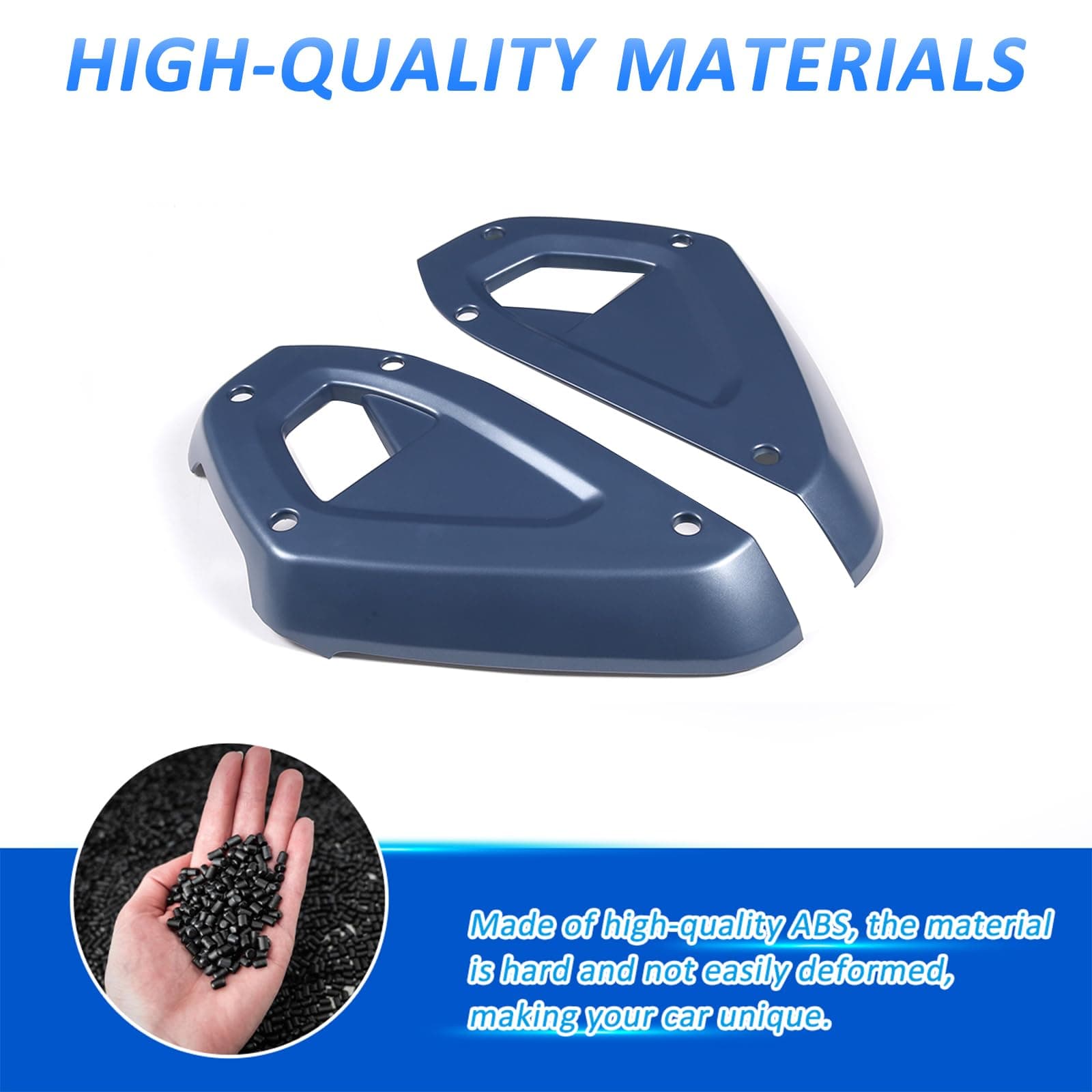 Car Central Control Both Sides Decorative Strips Sticker for Land Rover Defender 2020-2025 90 110 130 Interior Accessories (Blue)