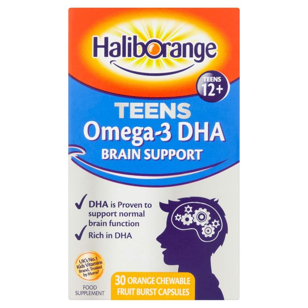 Haliborange Teens Omega-3 Brain Support Capsulses