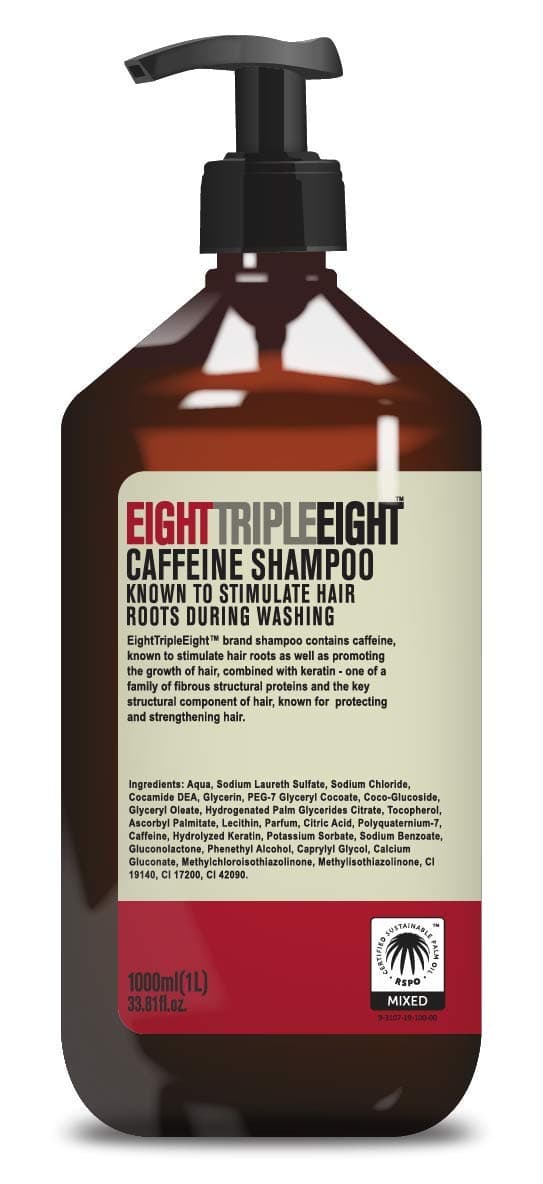 Eight Triple Eight Caffeine Shampoo, 1000 ml