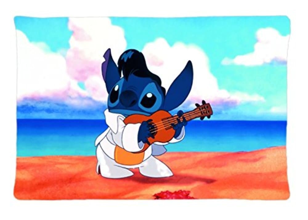 Lilo And Stitch Quotes Custom Pillow Case Rectangle Pillow Cases 20 X 30 Inch (Twin Side)