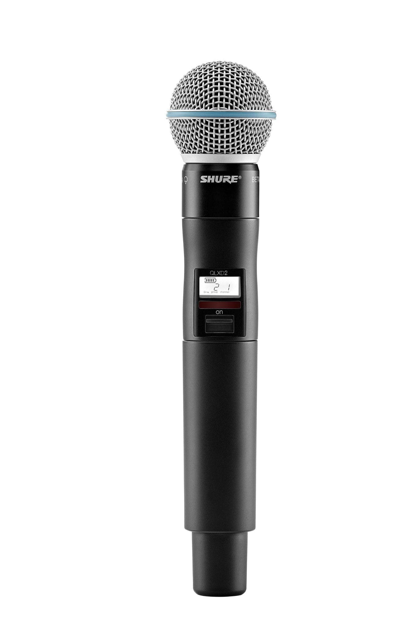 Shure QLXD2/B58 Handheld Wireless Transmitter with BETA 58A Microphone, H50