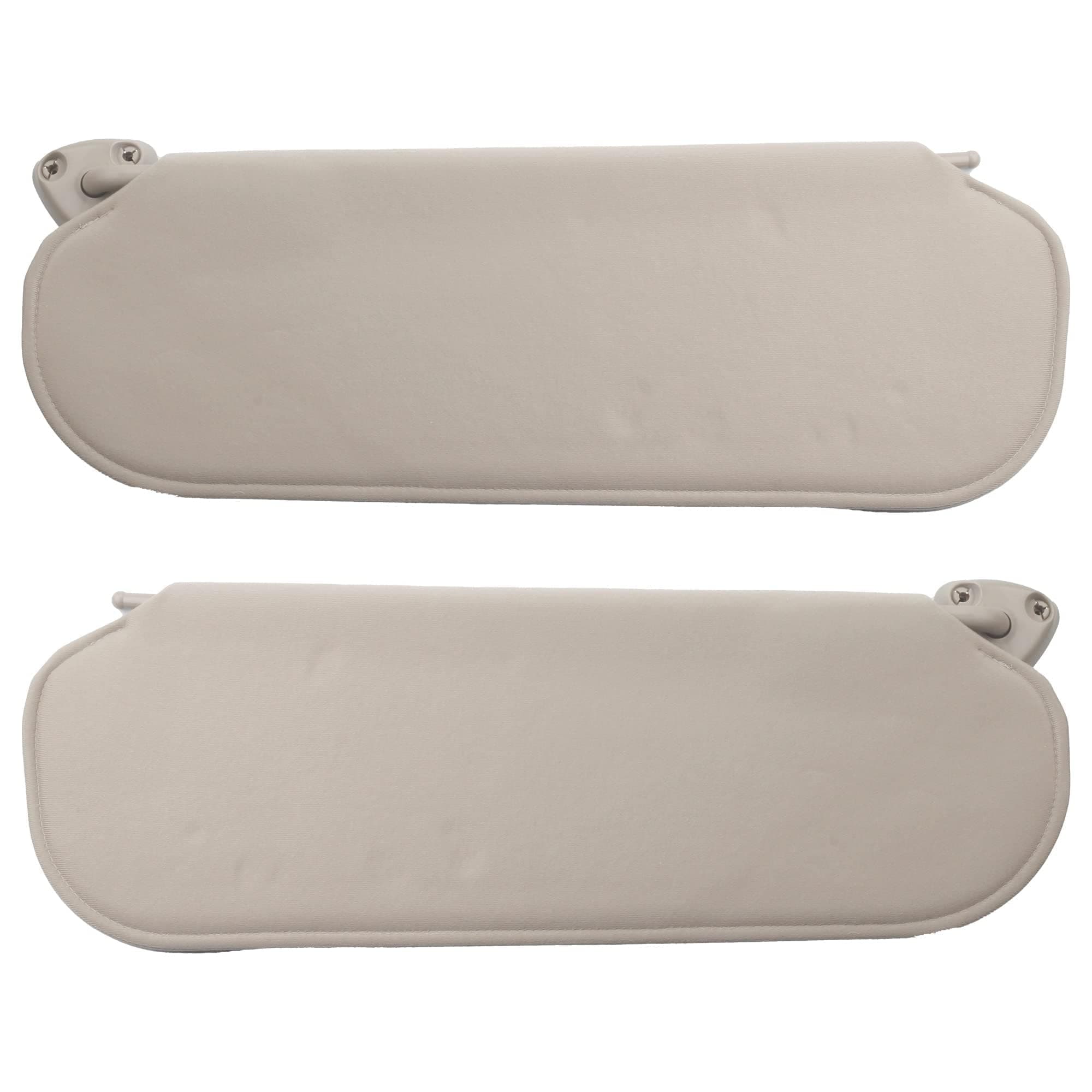 Dasbecan Gray Pair Driver and Passenger Side Sun Visor Compatible with Chevrolet Express GMC Savana 1500 2500 3500 4500 1999-2019 Replaces# 84054688 84054695 20883004 25999923