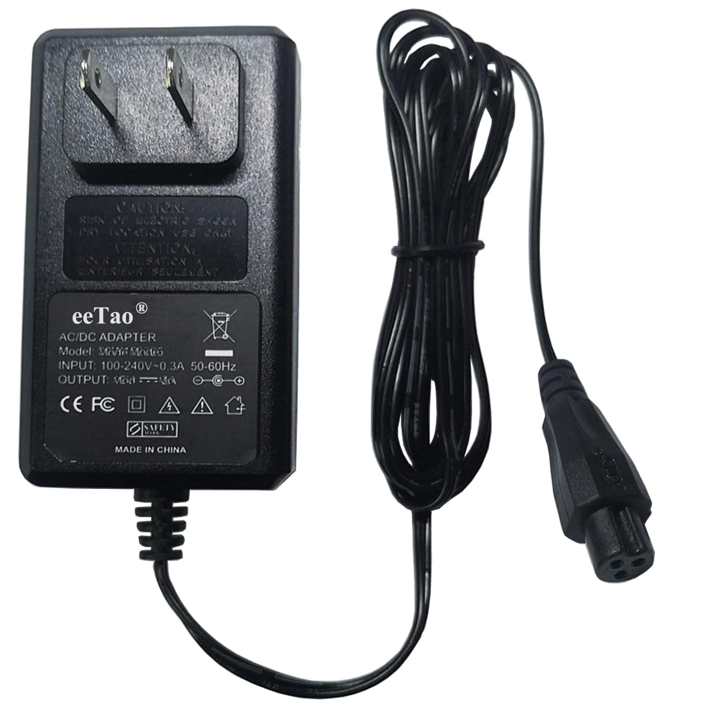 3-Prong 42V AC/DC Adapter Charger Compatible with Hyper GOGO EL-ES13 6.5" Lamborghini EL-ES11 6.5" EL-ES05 8.5" TwoDots 36V 2.0Ah Lithium-Ion Battery 42VDC 1A Power Supply Cord Cable Charger PSU