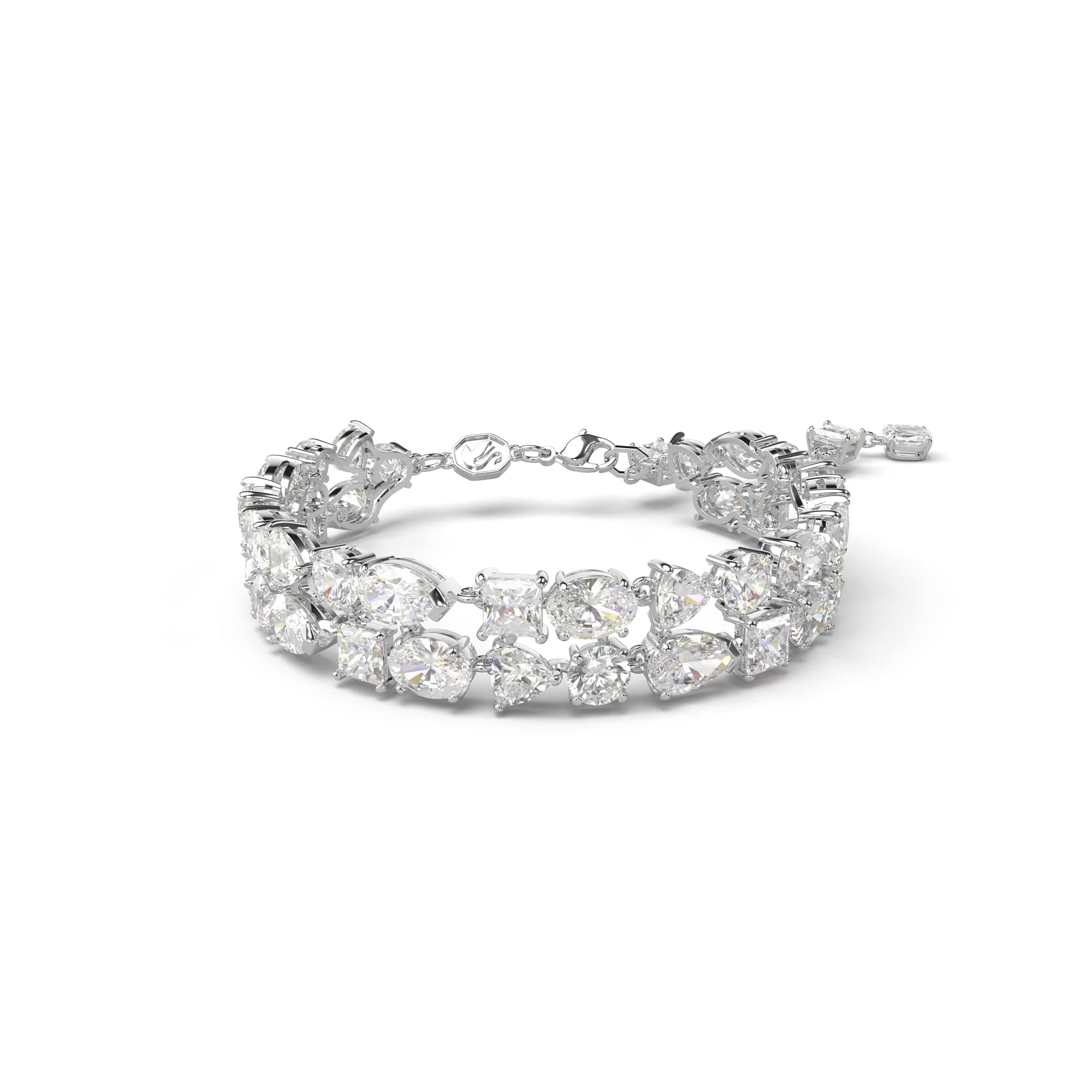 Swarovski Mesmera Bracelet, Clear Mixed-Cut Stones