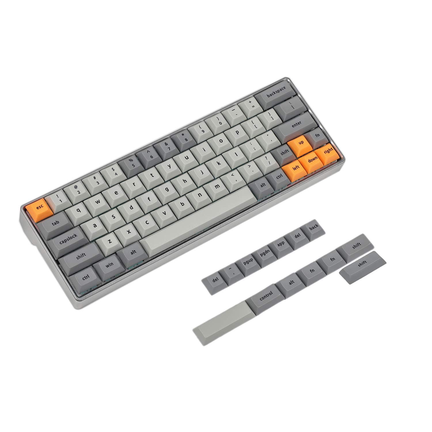 YMDK DSA Keycaps 64 68 65 Keycap Set Dye Sub Thick PBT Key Caps for Cherry MX Switches Minila Tada68 GK64 Mechanical Keyboard (Only Keycap)