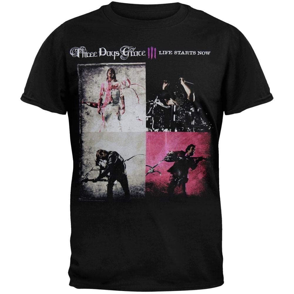 Three Days Grace - Splashback Saskatoon Tour T-Shirt - Medium