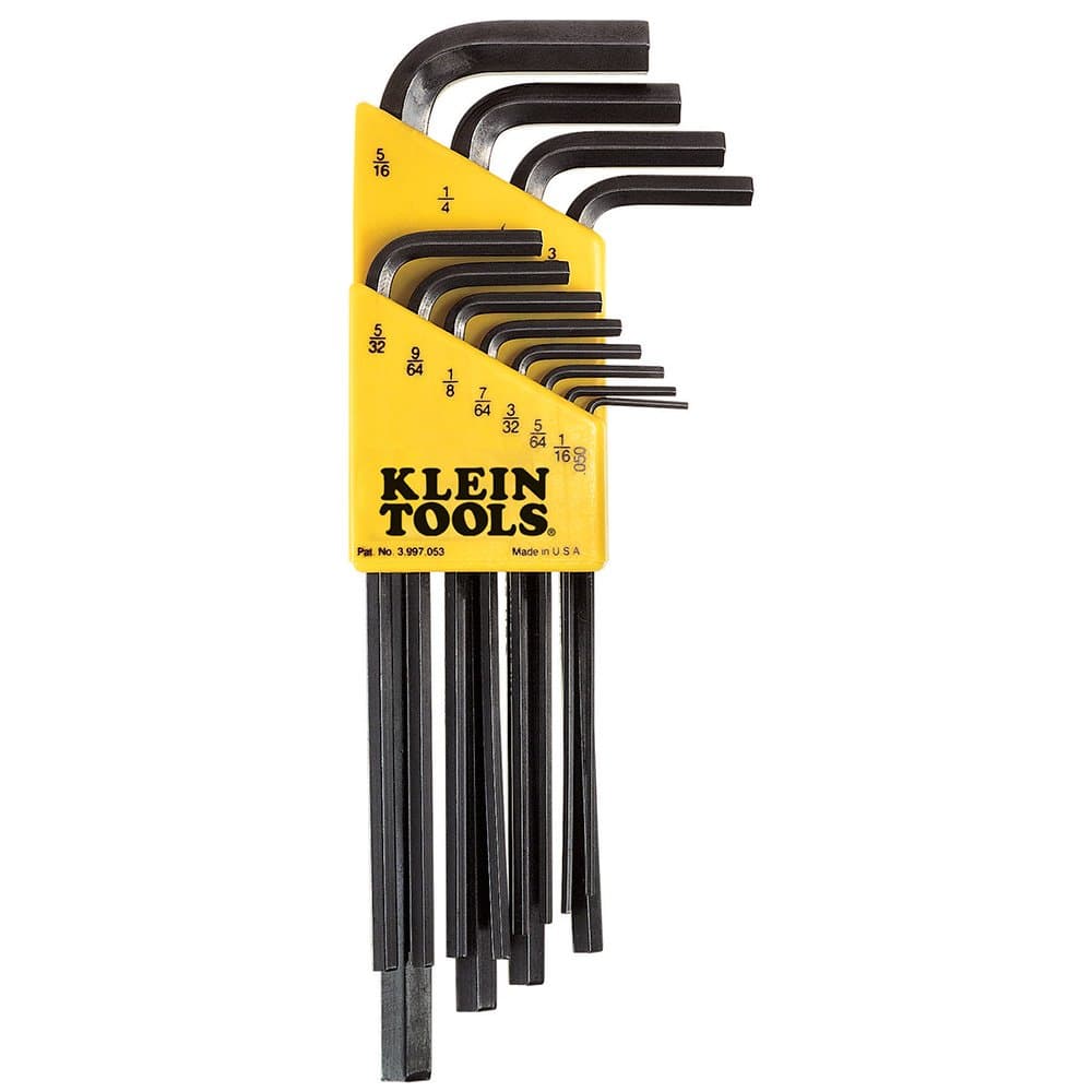 KLEIN TOOLSLLK12 L-Style Hex Key Caddy Set 12-Piece