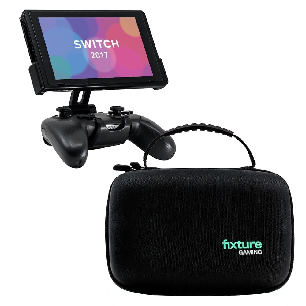Fixture S1 Bundle: The Original Mount Plus USB Carrying Case for the Nintendo Switch & Pro Controller