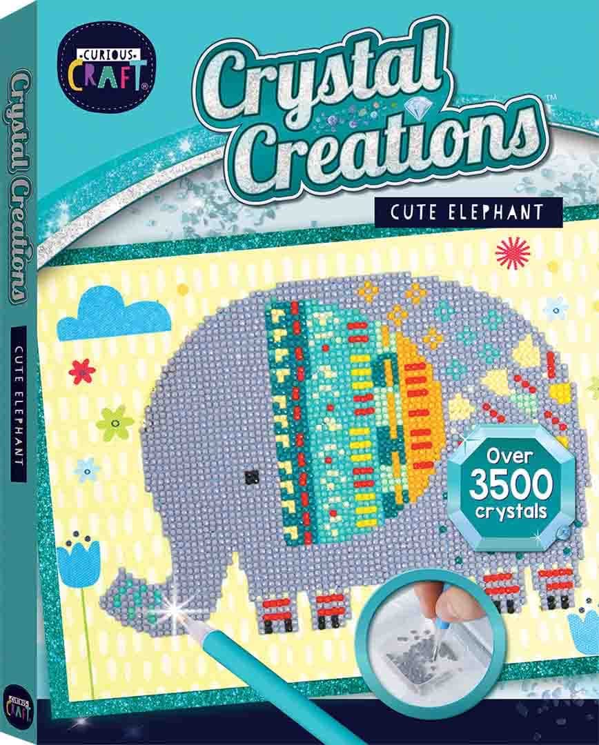 Curious Craft Crystal Creations Cute Elephant Kit