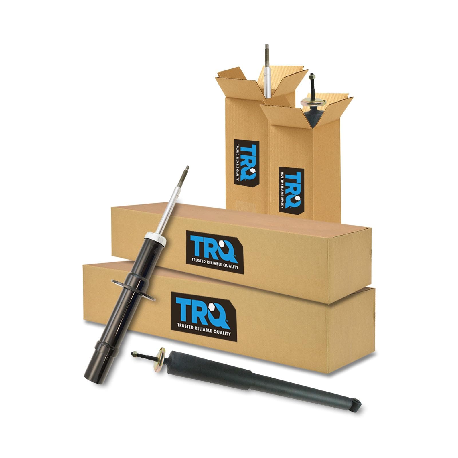 TRQ Front and Rear Shock Absorber Set Compatible with 2011-2017 Chrysler 300 2019-2020 Dodge Challenger 2011-2016 Charger