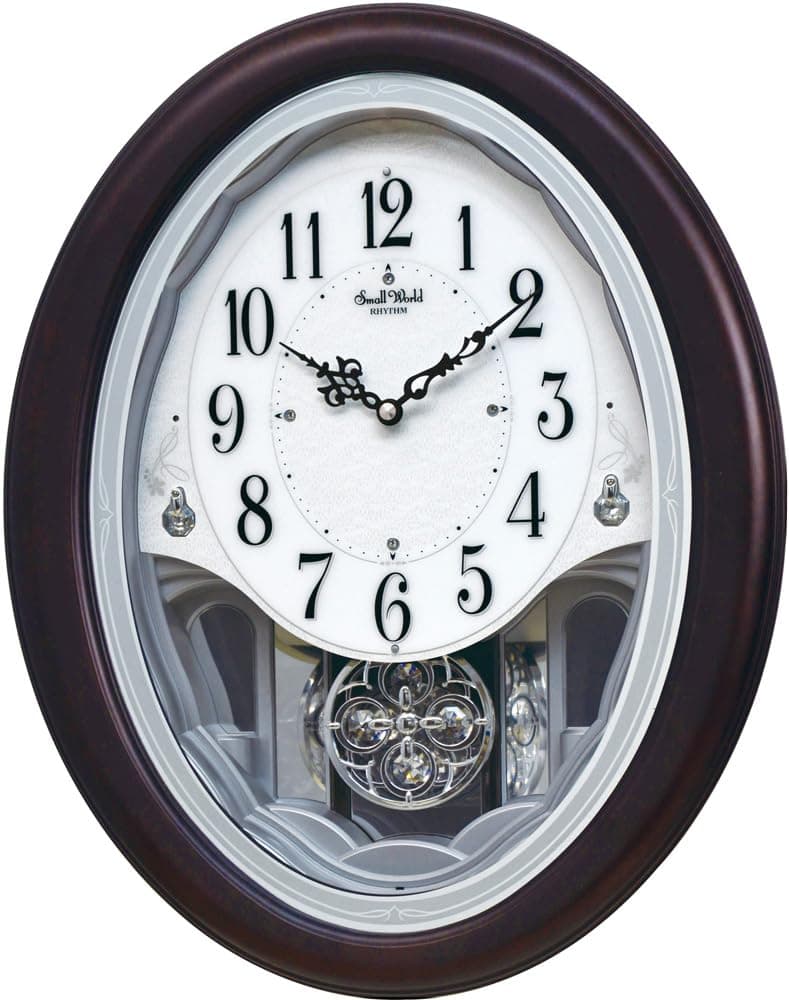Rhythm Clocks "Crystal Delight" Musical Motion Clock