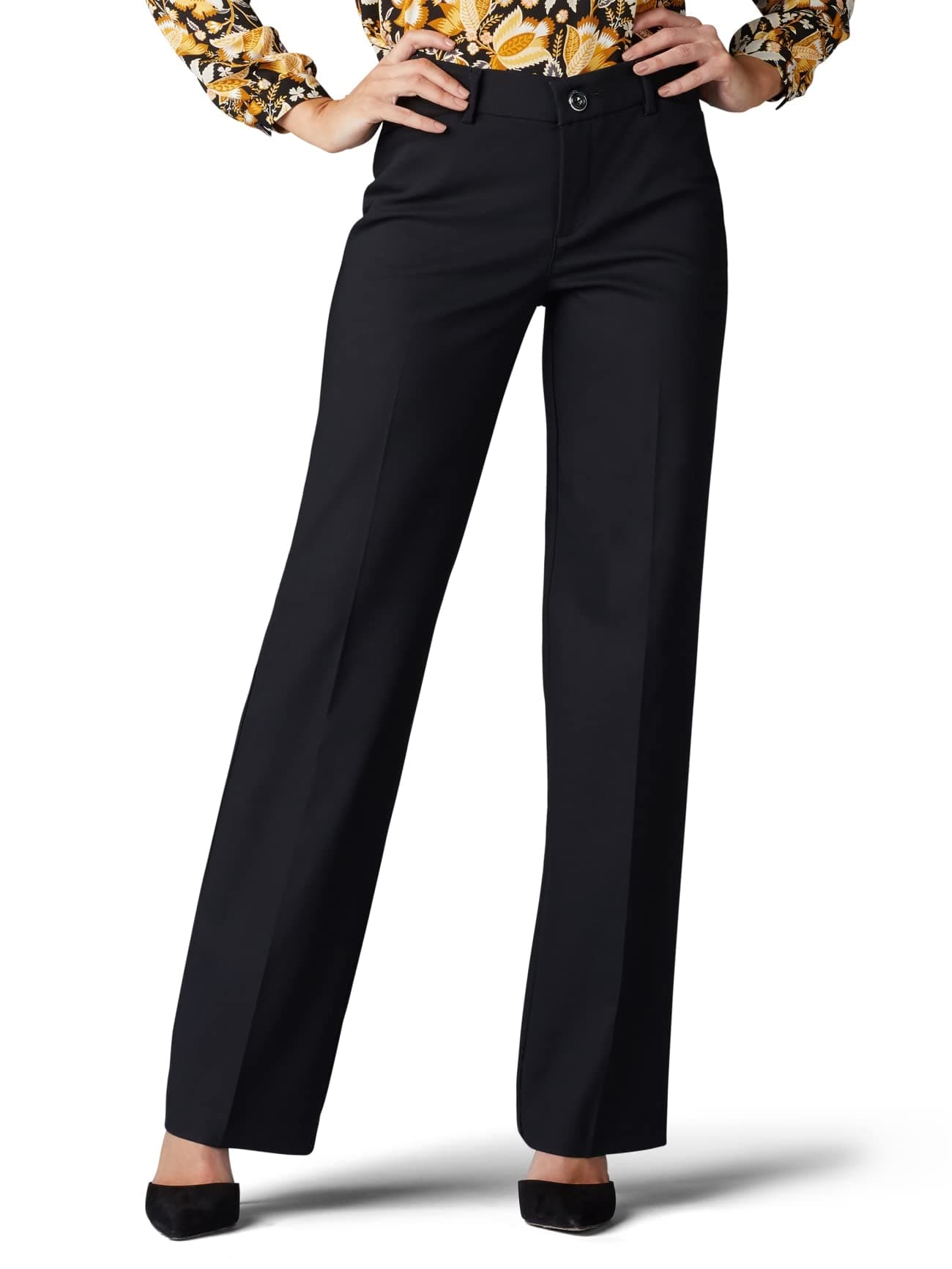 Lee Women's Flex Motion Regular Fit Trouser Pant