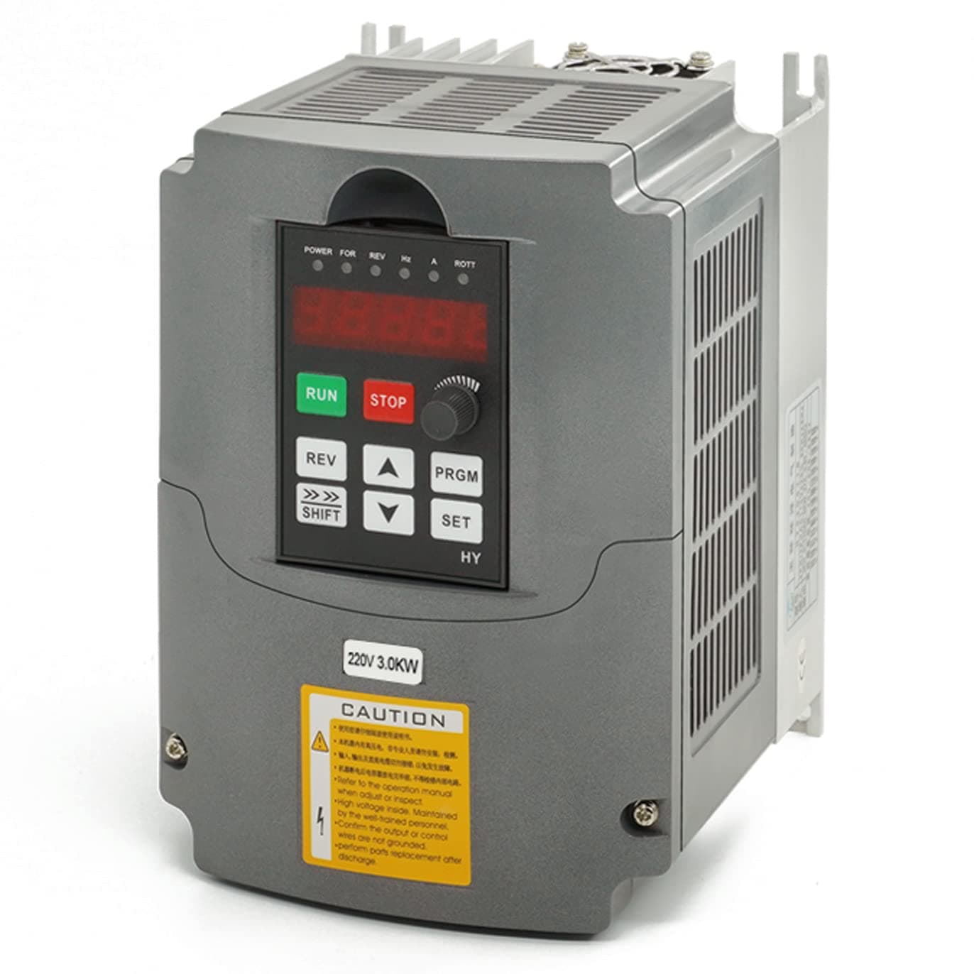 Huanyang VFD,Single to 3 Phase,Variable Frequency Drive,3kW 4HP 220V-230V Input/Output AC 13A for Motor/Spindle Speed Control,HY Series