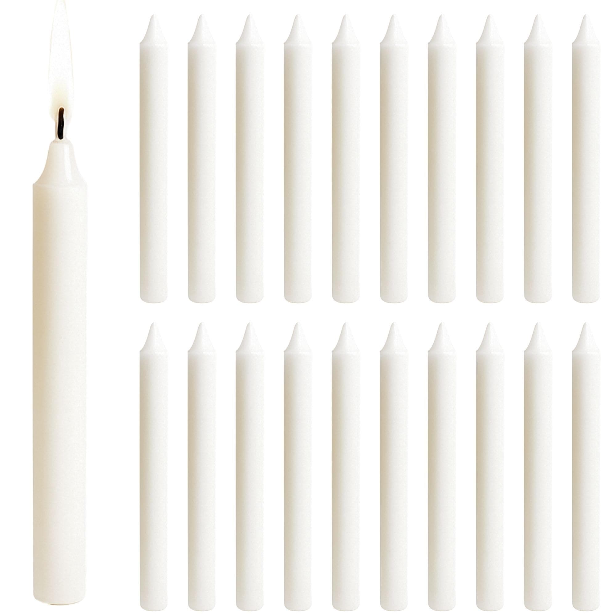 Biedermann & Sons Chime or Tree Candles 20-Count Box, White