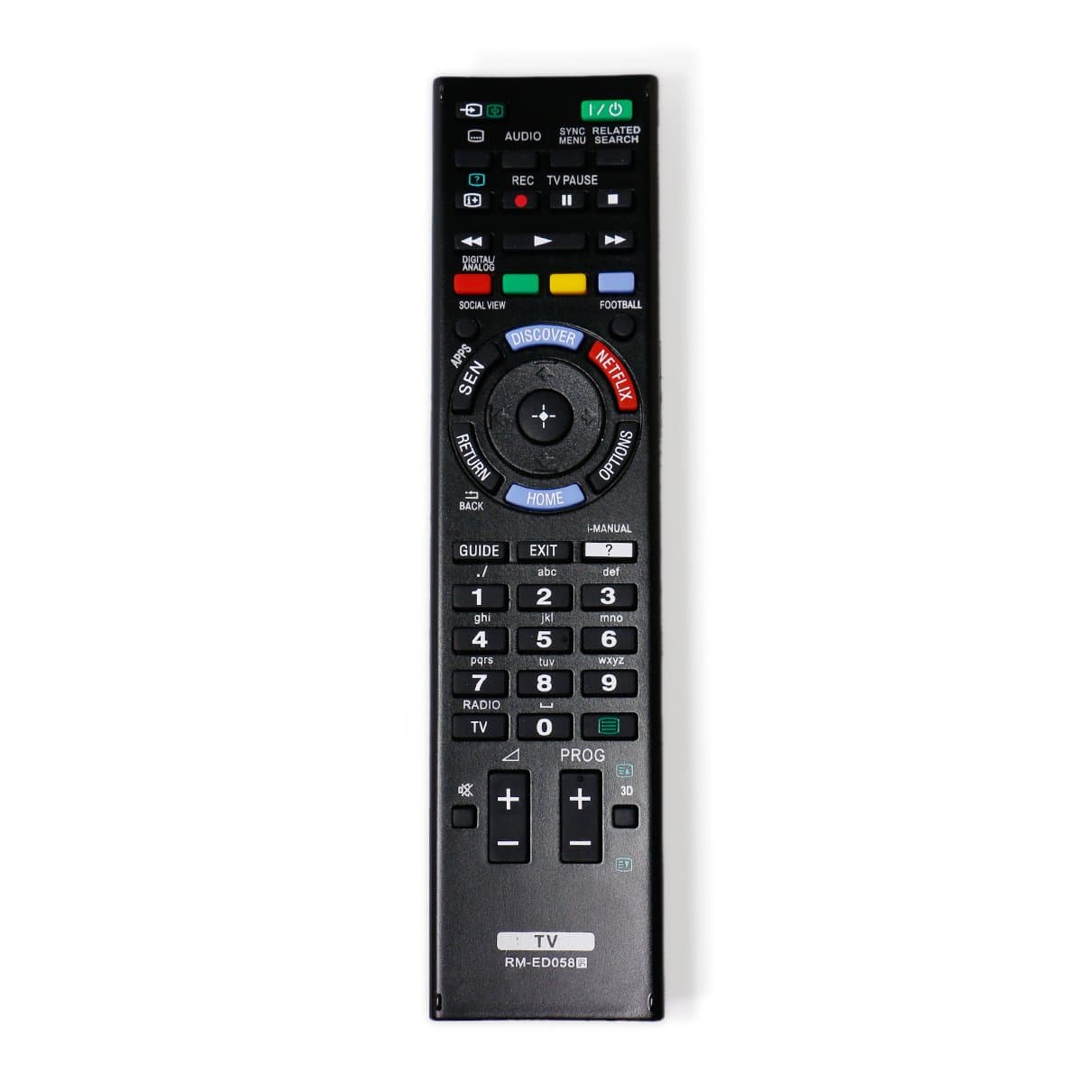 Vinabty RM-ED058 Replacement Remote Control Compatible with Sony TV KD79X9005B KD-75S9005B KD49X8505B KDL-32W654A KDL-32W654A KD-49X8505B KD55X9005B KD-55X9005B KD75S9005B KD-79X9005B