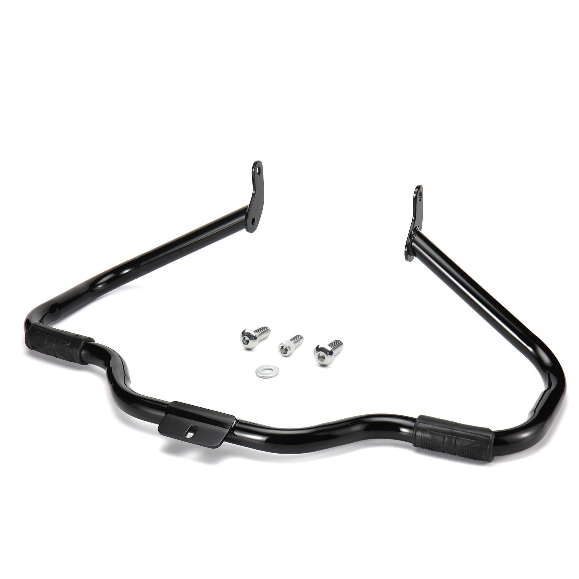 MoKitDora Engine Guard Highway Rail Crash Bar for Harley 2000-2017 Heritage Softail Deluxe Fat Boy FLSTF Models, Black