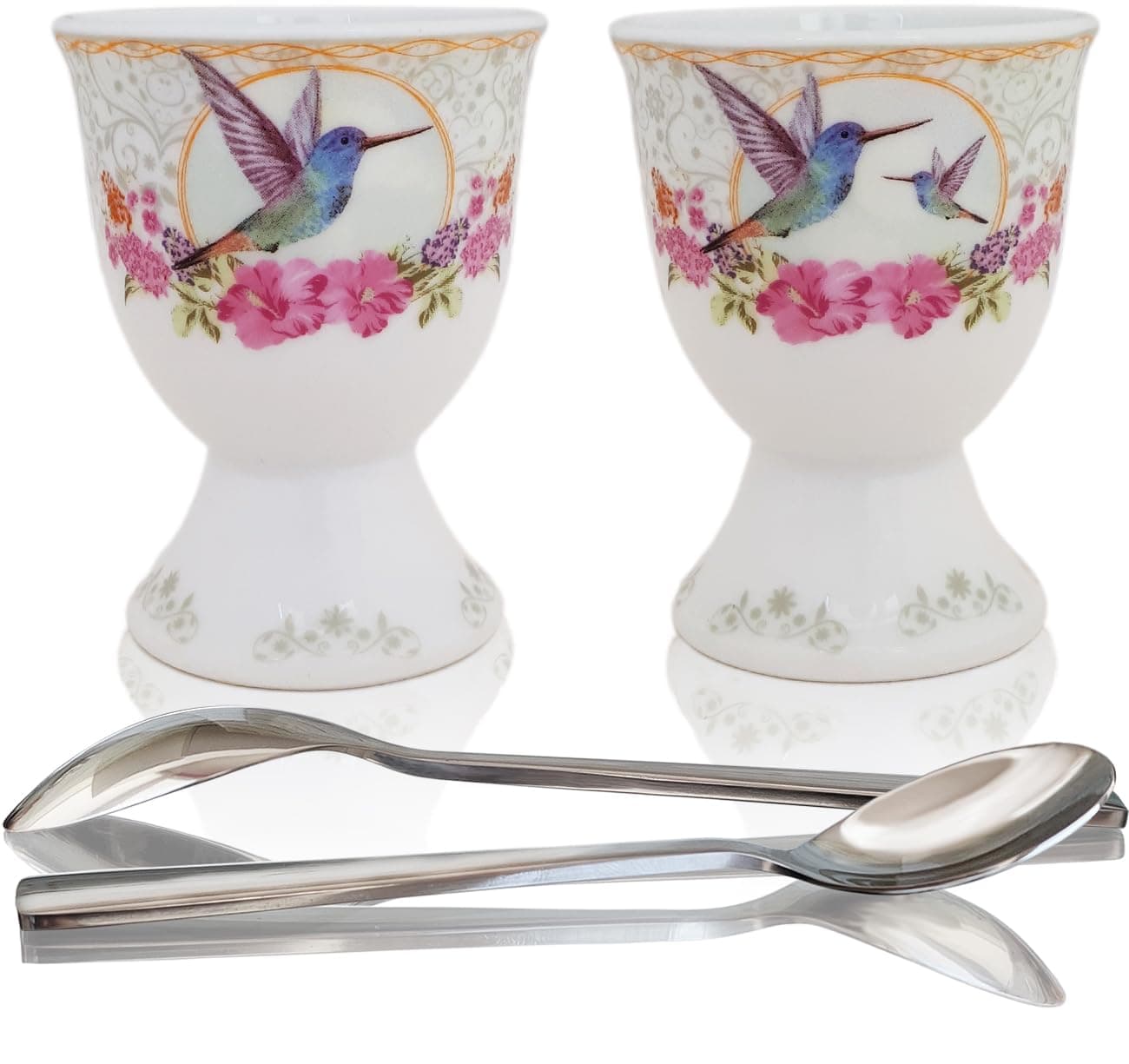 Porcelain Egg Cups, Victorian Style
