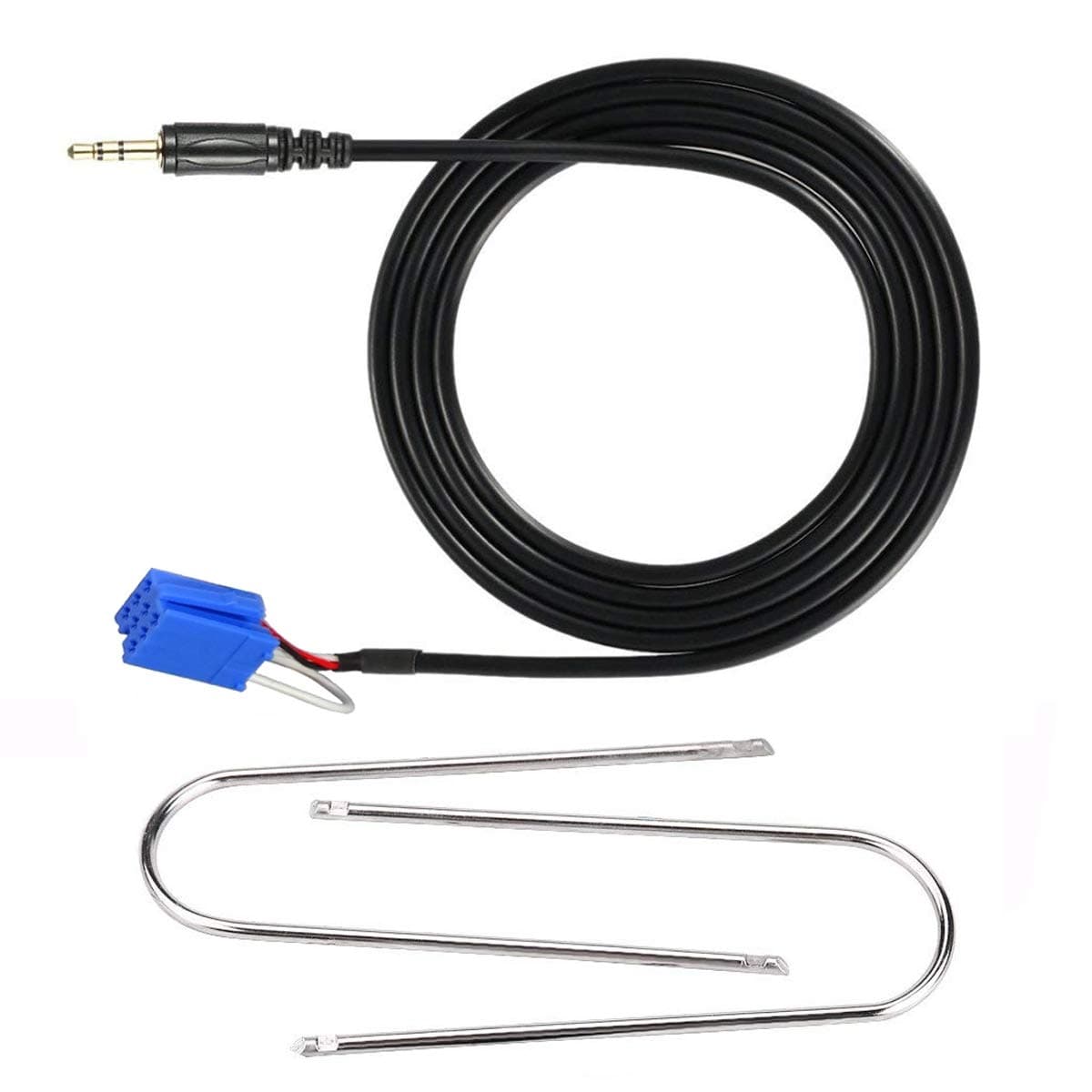 GeekerChip Aux Input Adapter Cable MP3 player audio device For Punto Evo/Fiat Qubo and 500/Lancia Ypsilon