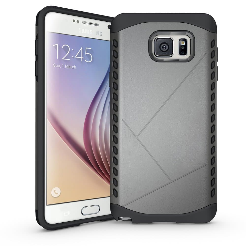 Galaxy Note5,X-Master [2in1 Hybrid Dual Layer] Armor Defender Case For Samsung Galaxy Note5.[Scratch Resistant] [Shock Proof] (Gray)