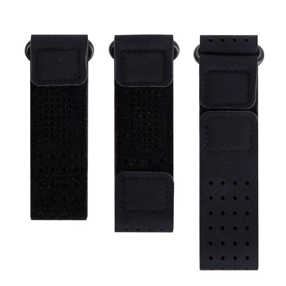 EEweca 3-Pack Bands for Fitbit Inspire or Inspire HR (Wristband+Armband+Ankle Band), Black