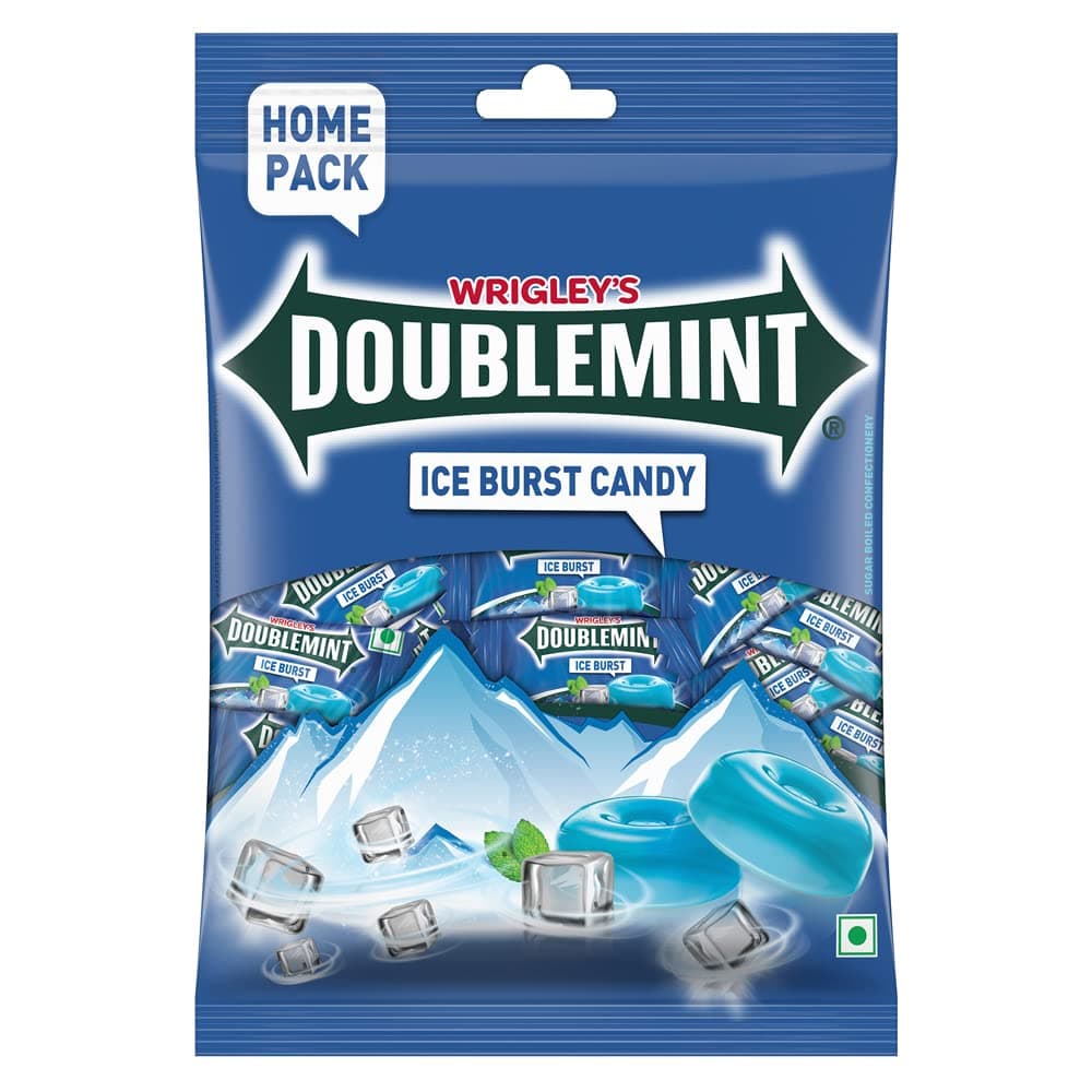 Doublemint Ice Burst Candy, 113gm Pouch